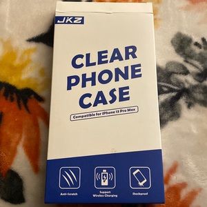 Clear iPhone 13 max pro phone case